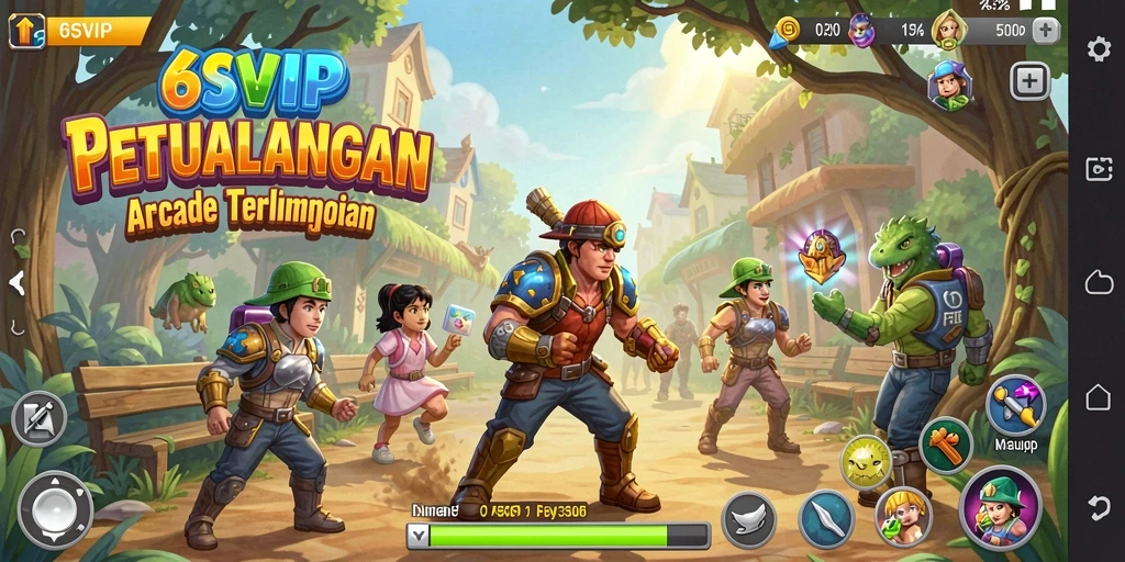Tampilan permainan <strong>6SVIP</strong> yang penuh warna dan tantangan seru.