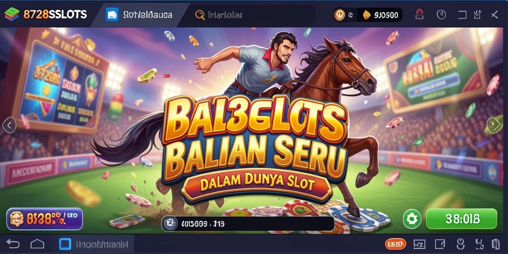 Screenshot gameplay <strong>8728SLOTS</strong> menampilkan balapan seru dan putaran slot yang mengasyikkan.