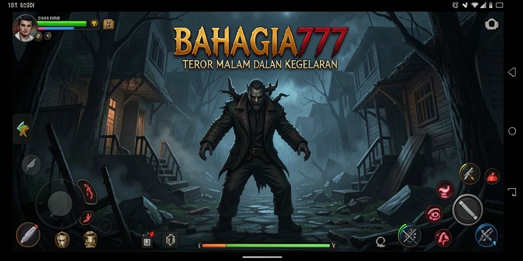 Gameplay seram BAHAGIA777 yang menyentuh aspek horor.