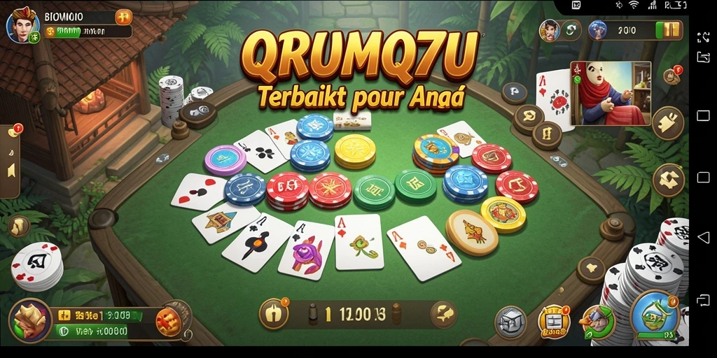 Tampilan gameplay <strong>BROMO77</strong> dengan suasana QiuQiu yang mendebarkan.