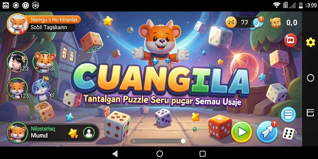 Screenshot CUANGILA menampilkan momen seru dalam permainan Puzzle.