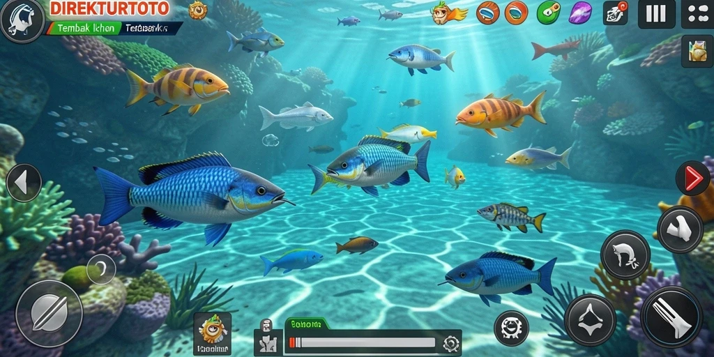 Tampilan gameplay yang mendebarkan dari DIREKTURTOTO.