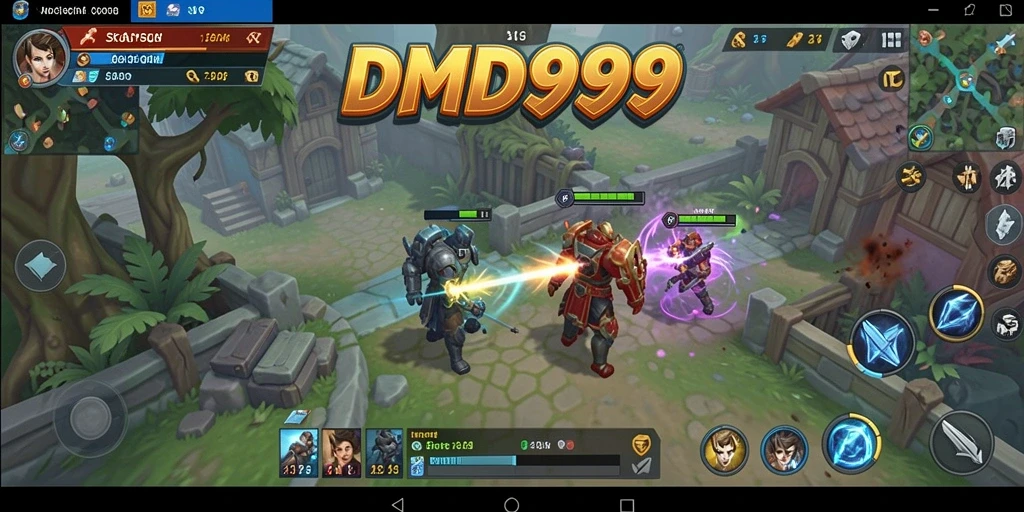 Tampilan gameplay DMD999 yang menegangkan di dunia SLG.