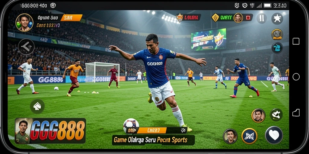 Screenshot GGG888 menampilkan gameplay seru dalam olahraga.