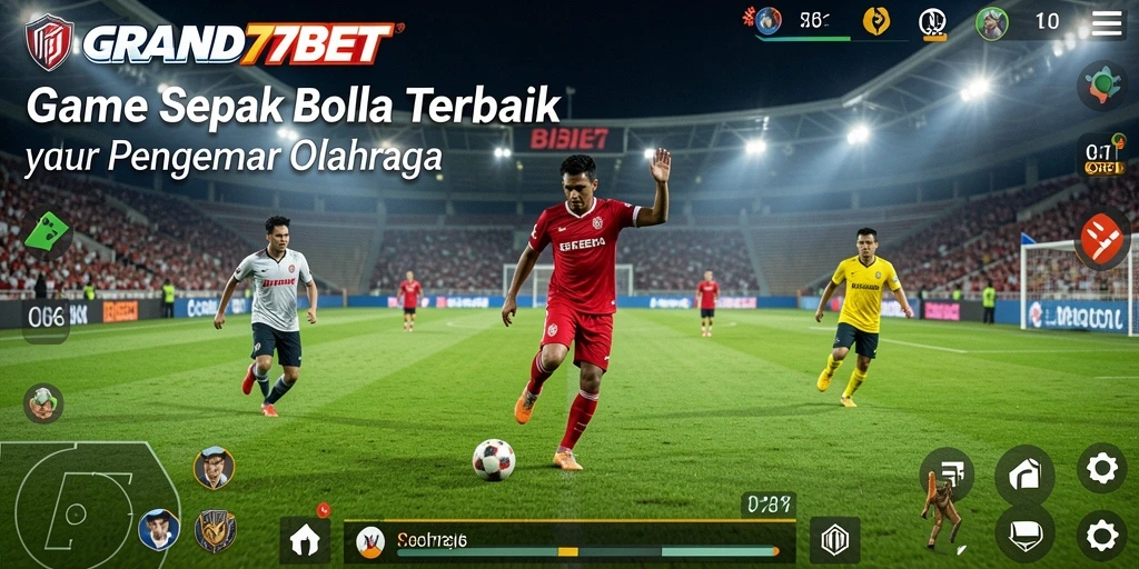 Gameplay menarik dengan grafis sepak bola yang menawan.