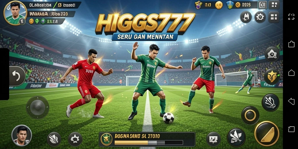 Tampilan gameplay HIGGS777 yang memukau dan mendebarkan.