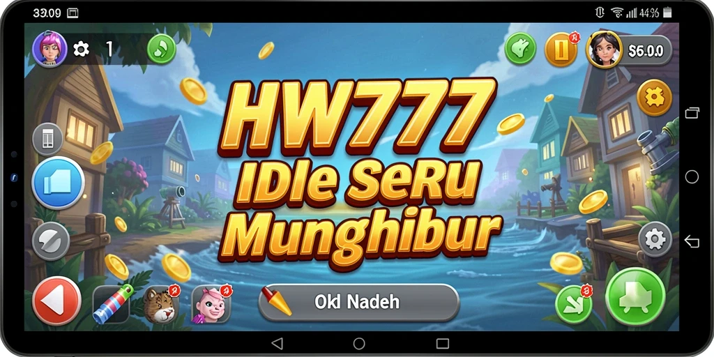 Tampilan gameplay HW777 yang santai dan menarik.