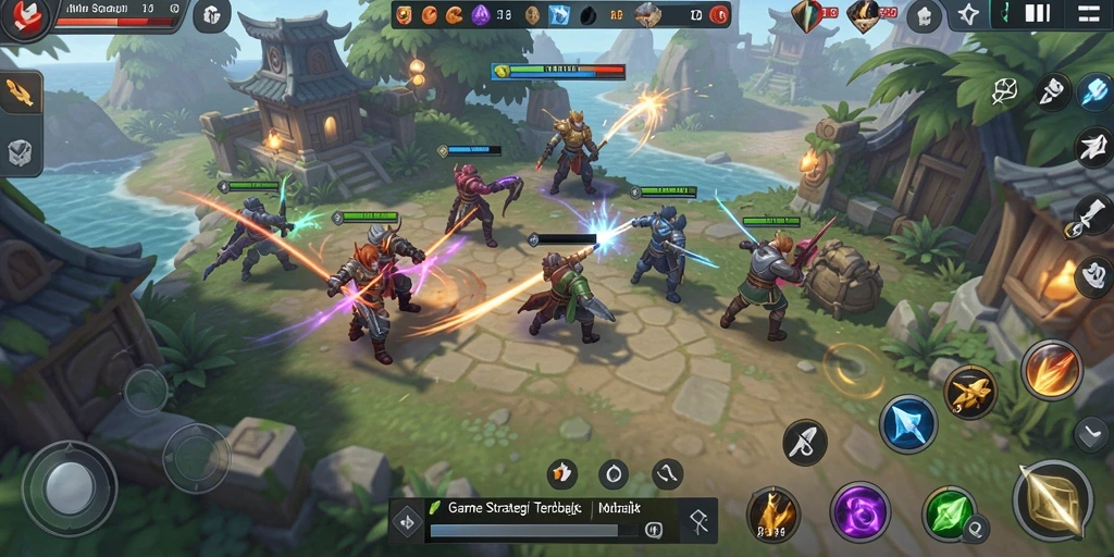 Screenshot menampilkan aksi seru dalam gameplay SLG IMBAJP.