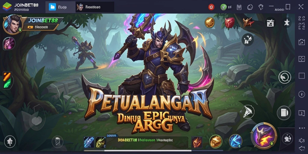 Tampilan gameplay seru dan penuh aksi dalam <strong>JOINBET88</strong> yang menampilkan pertarungan epik.