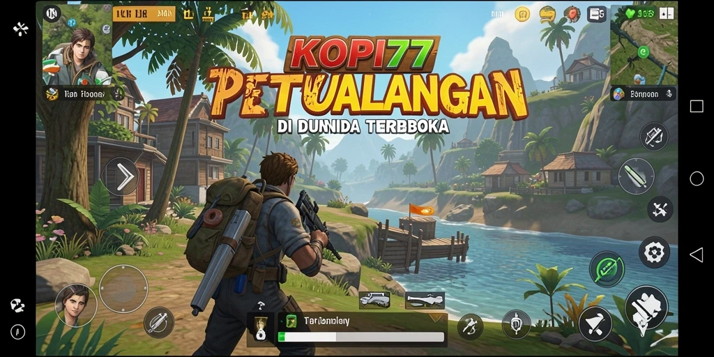 Tangkapan layar KOPI77 menampilkan keindahan dunia terbuka yang memukau.