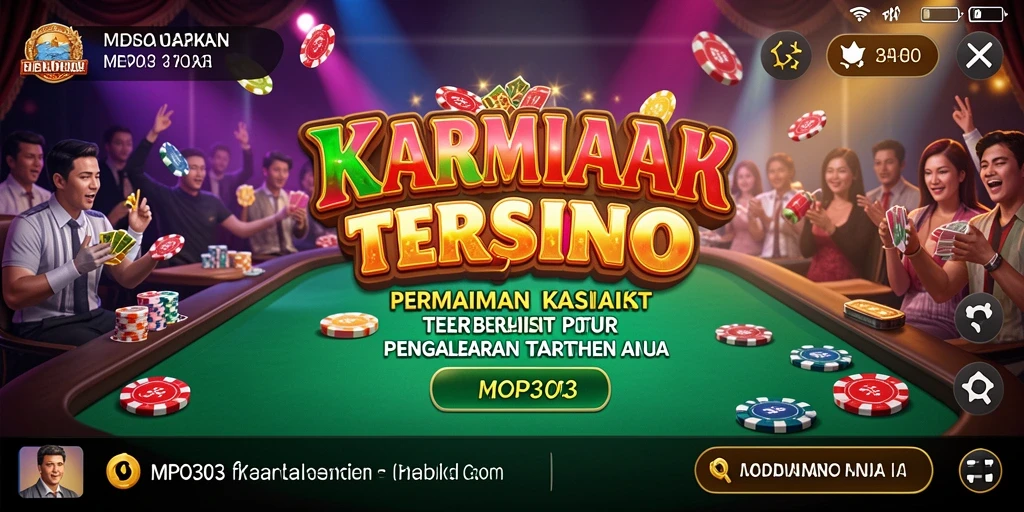 Gameplay seru dengan banyak pilihan permainan Kasino.