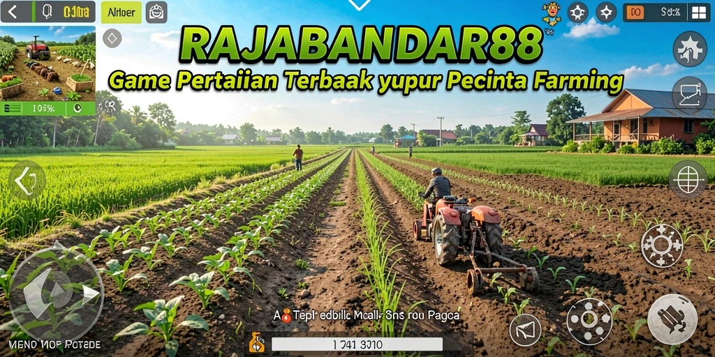 Gameplay seru RAJABANDAR88 dengan berbagai aktivitas pertanian.