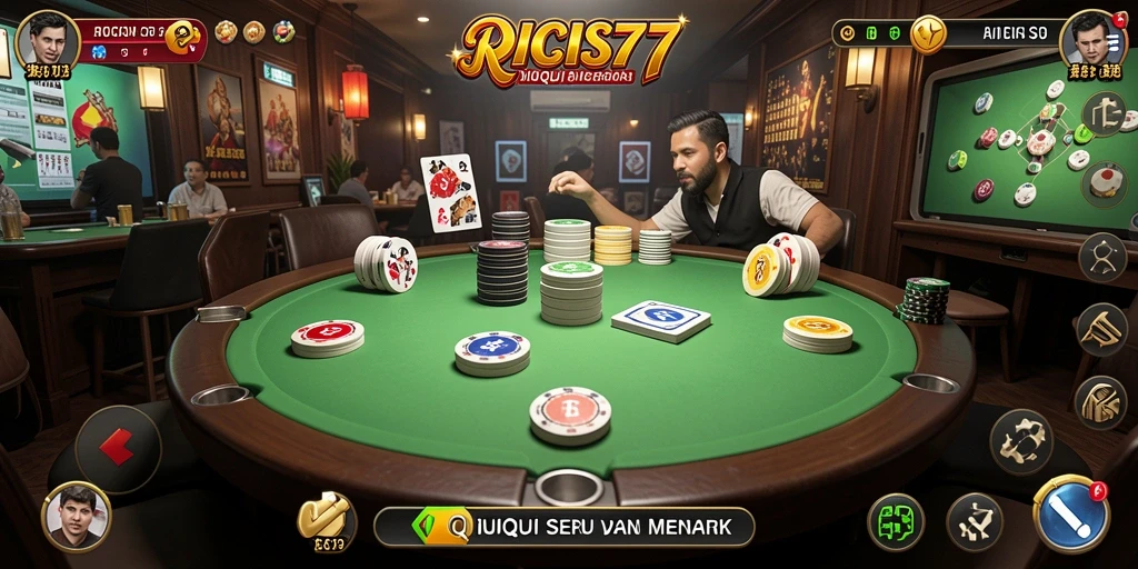 Tampilan gameplay QiuQiu yang menarik dan interaktif.