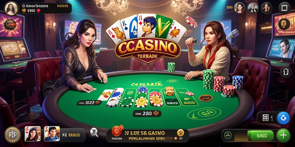 Screenshot S80 menampilkan dealer profesional dan gameplay yang seru di Live Casino.