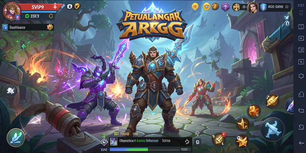 Tampilan gameplay ARPG yang mendebarkan di SVIP9.
