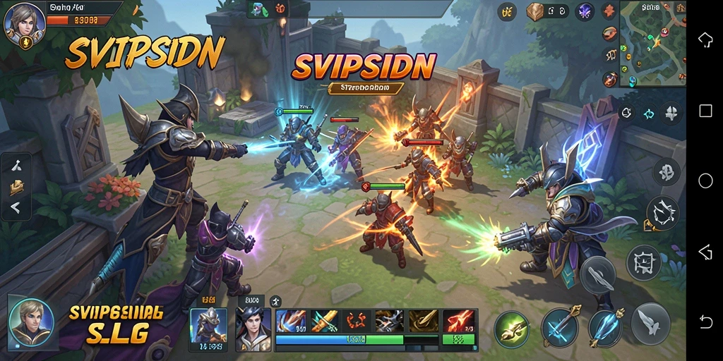 Tampilan menarik dan gameplay strategis dari SVIPSIDN.