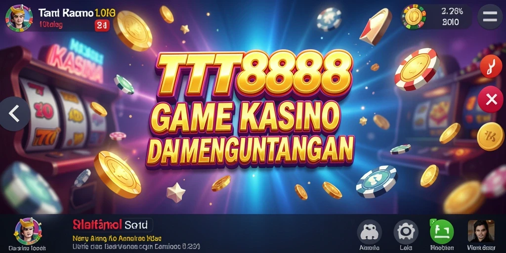 Screenshot gameplay seru dari TTT888 menunjukkan aksi Kasino yang mendebarkan.