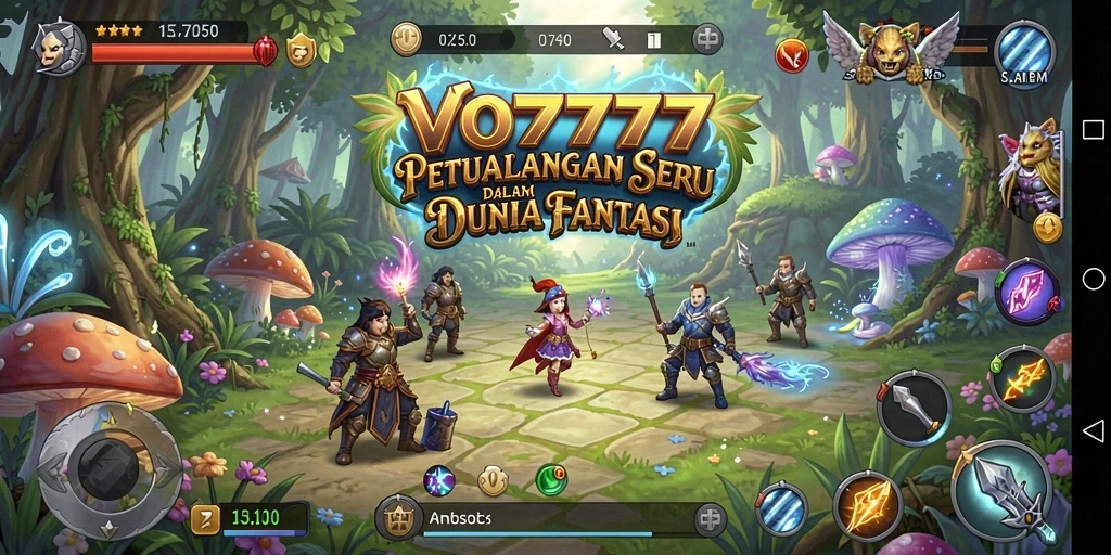 Screenshot utama VO777 menampilkan karakter dan lingkungan petualangan yang menakjubkan.