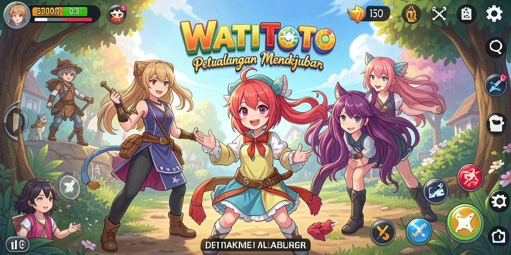 Tangkapan layar dari gameplay WATITOTO yang penuh aksi.