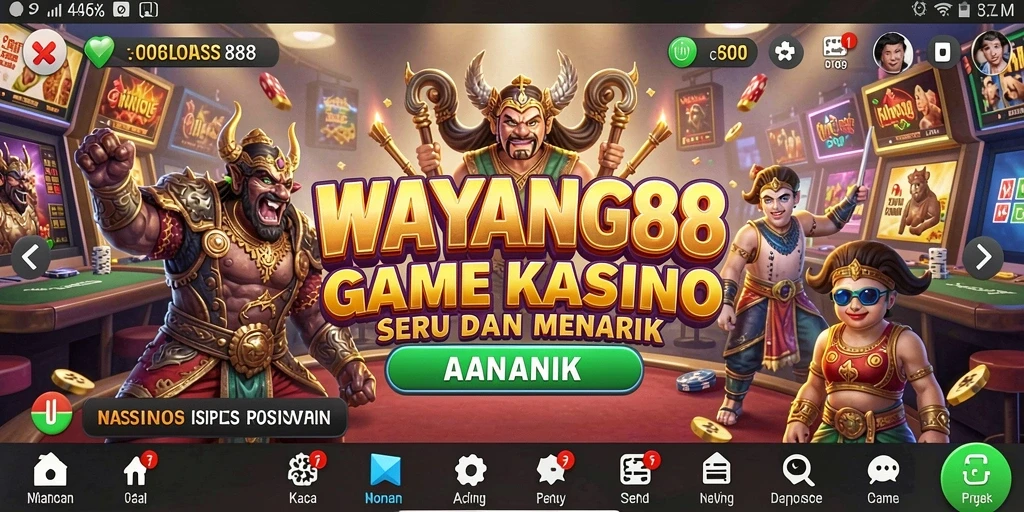 Tangkapan layar dari gameplay mendebarkan di WAYANG88.